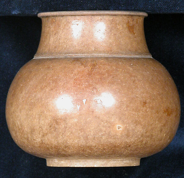 Jar, Stone; carved 
