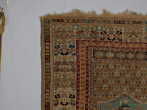 Carpet, Wool (warp, weft and pile); symmetrically knotted pile