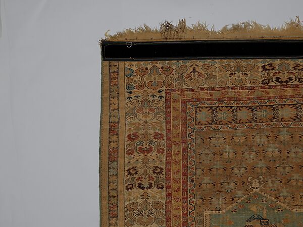 Carpet, Wool (warp, weft and pile); symmetrically knotted pile