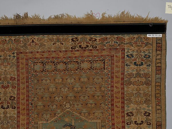 Carpet, Wool (warp, weft and pile); symmetrically knotted pile