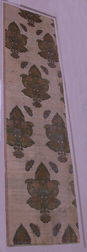 Velvet with Pattern of Butterflies and Flowers