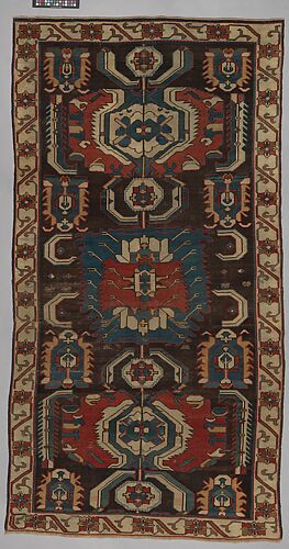 Carpet with a Geometricized Medallion Design