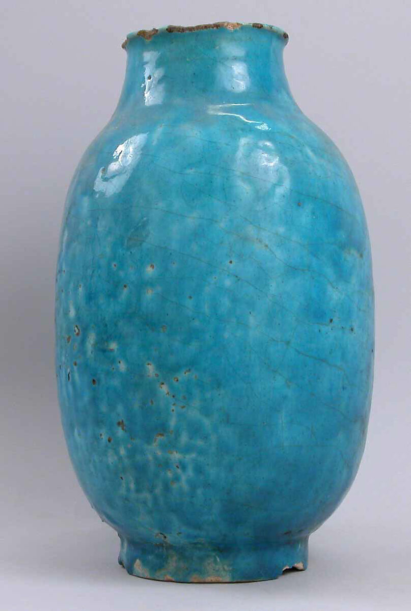 Jar, Stonepaste; glazed 