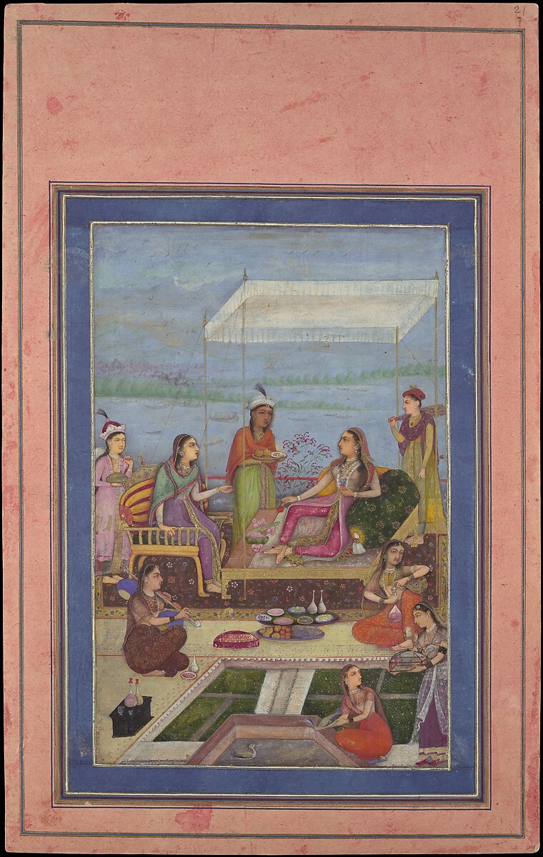 Lacquer Covers of the Davis Album, Papier-maché; painted in opaque watercolor and gold, and lacquered    