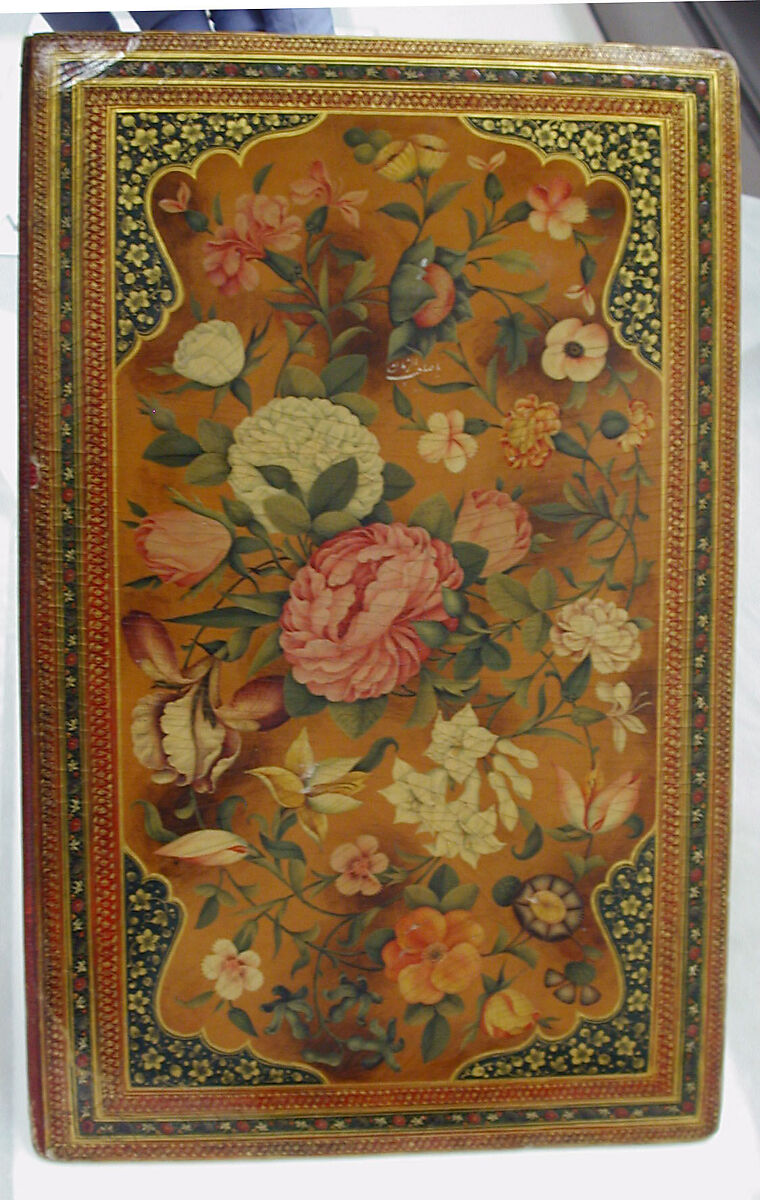 Lacquer Covers of the Davis Album, Papier-maché; painted in opaque watercolor and gold, and lacquered    