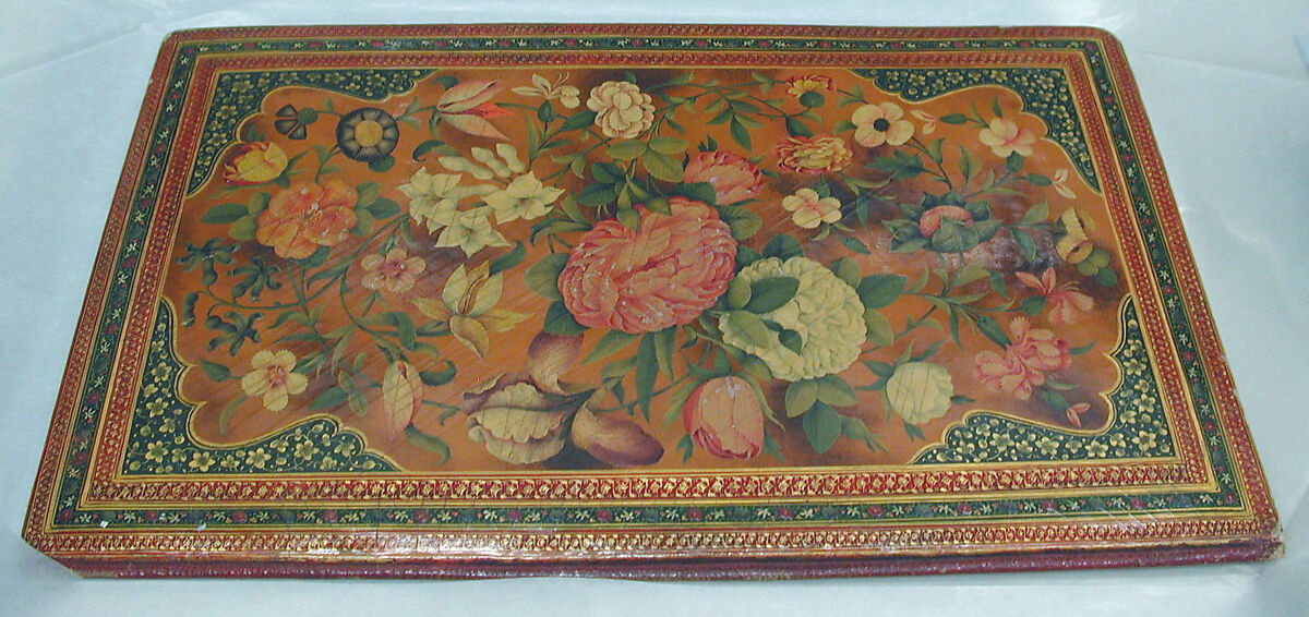 Lacquer Covers of the Davis Album, Papier-maché; painted in opaque watercolor and gold, and lacquered    