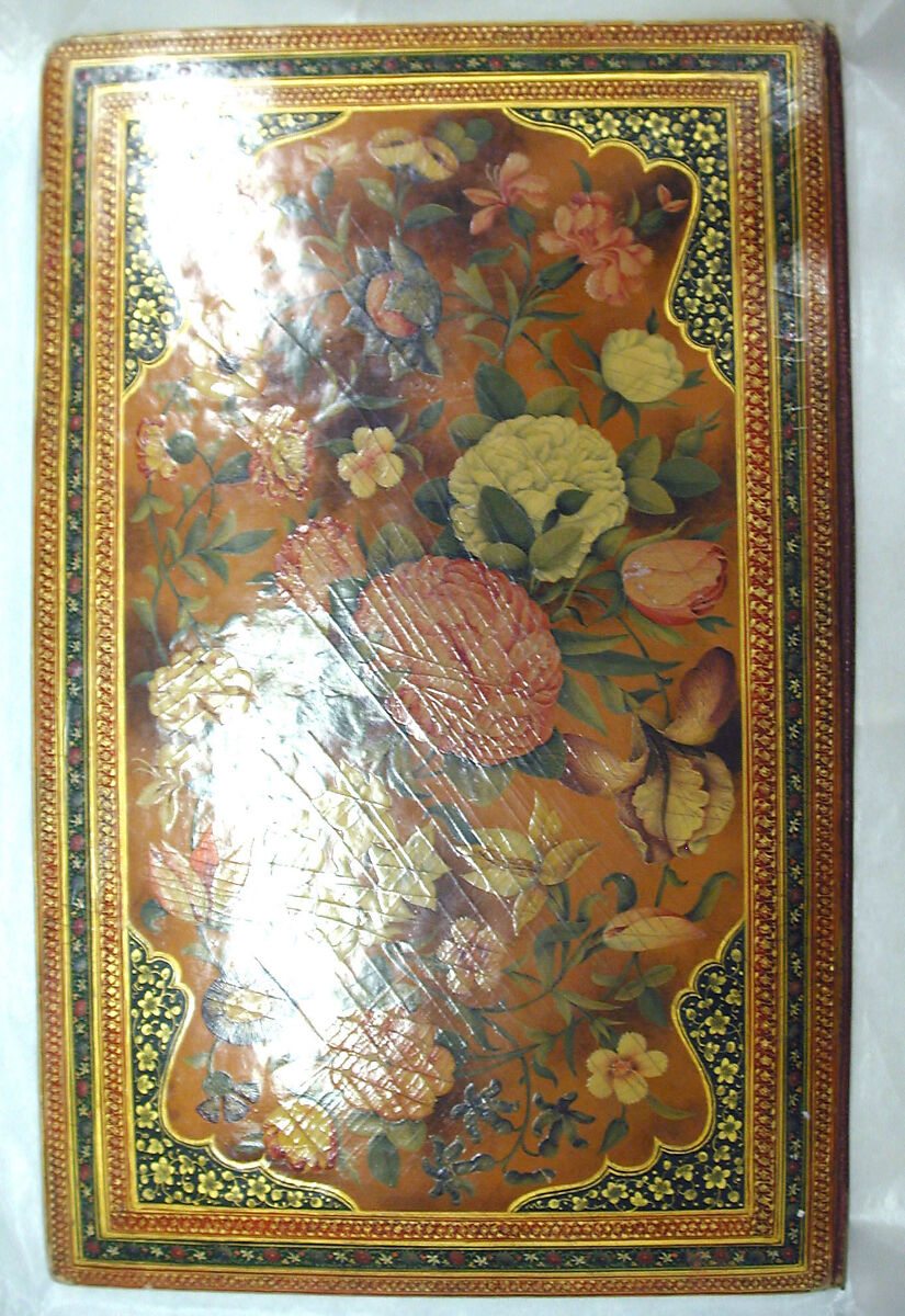 Lacquer Covers of the Davis Album, Papier-maché; painted in opaque watercolor and gold, and lacquered    