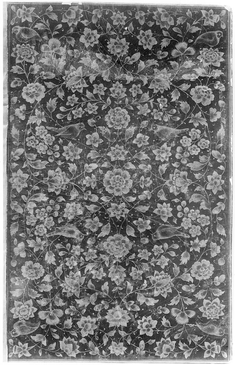 Lacquer Covers of the Davis Album, Papier-maché; painted in opaque watercolor and gold, and lacquered    