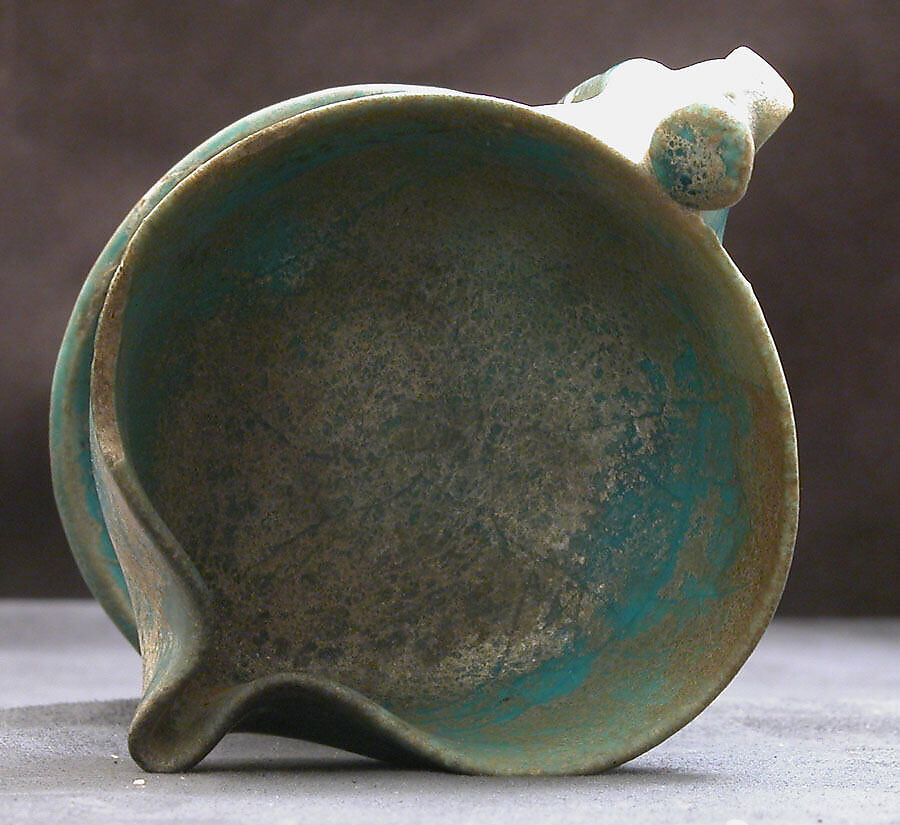 Lamp, Stonepaste; glazed