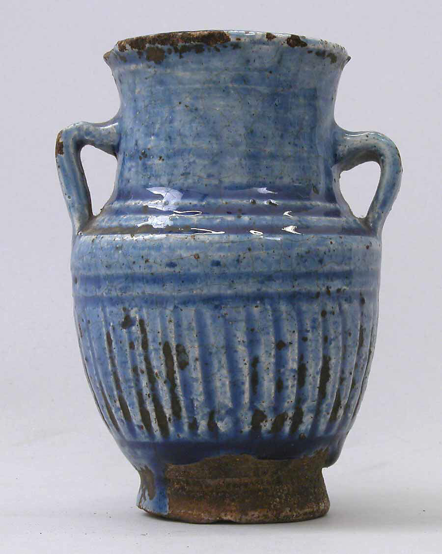 Vase, Stonepaste; glazed 