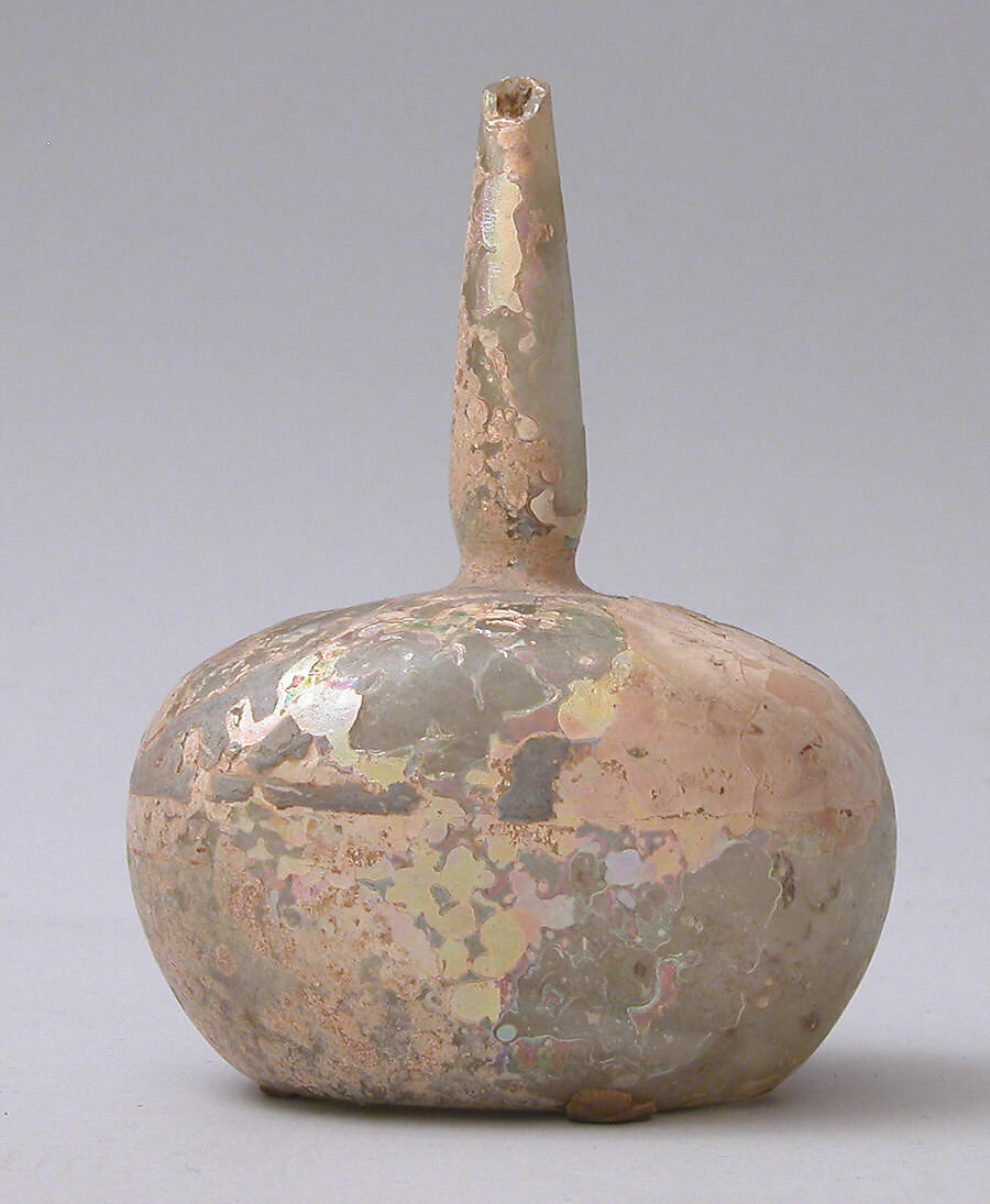 Perfume Sprinkler, Glass; enameled 