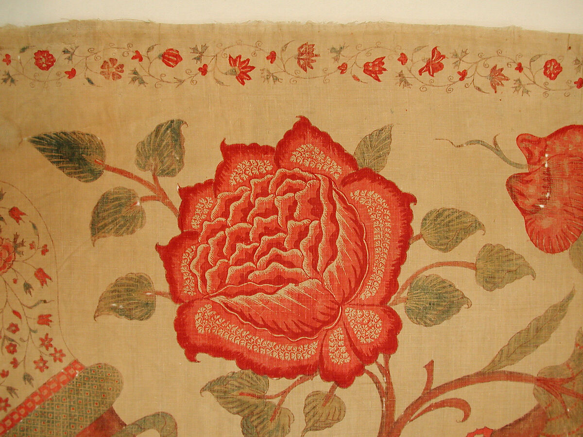 Hanging (Palampore), Cotton; pounced and painted