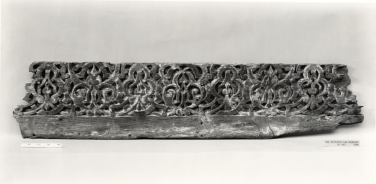 Panel, Wood; carved