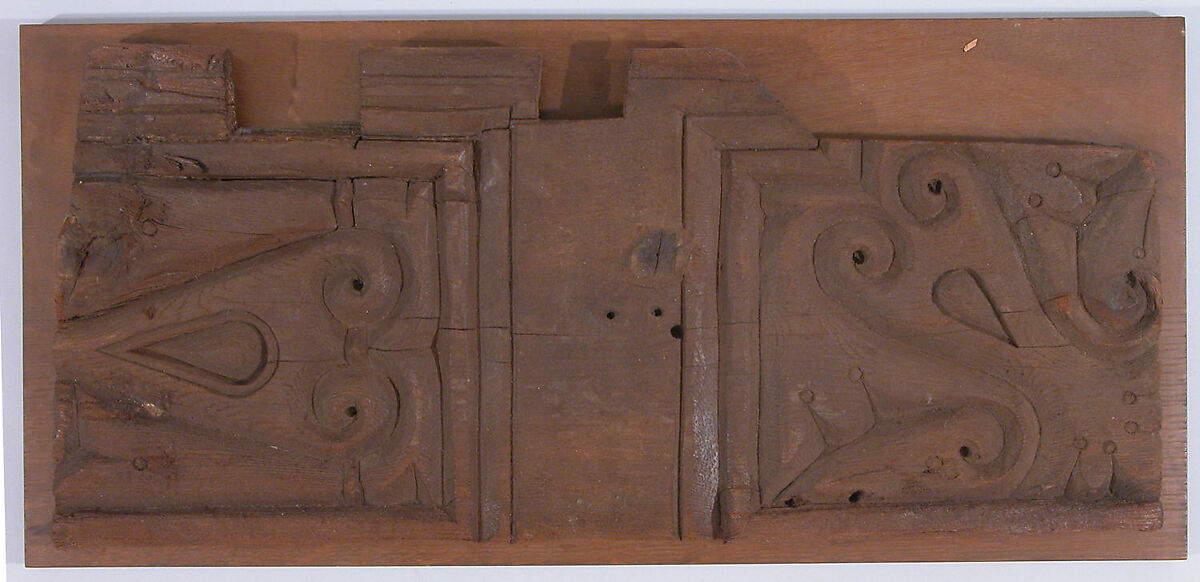 Panel, Wood; carved 