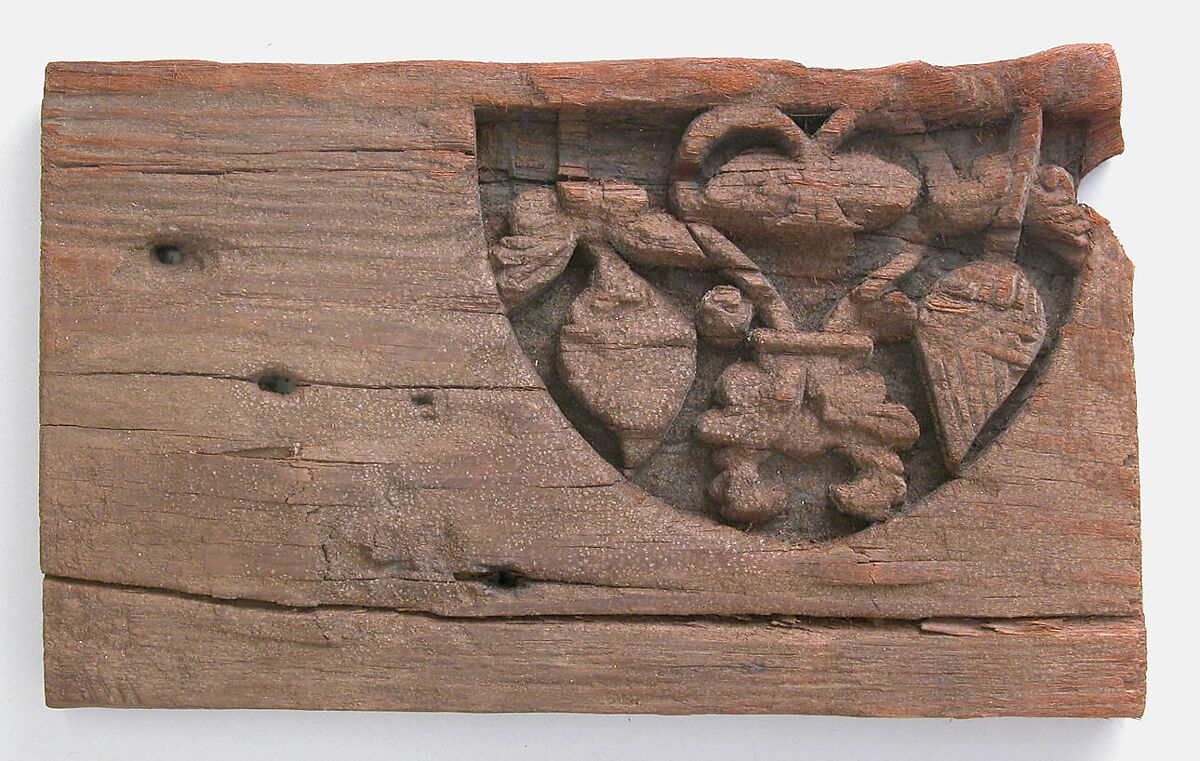 Panel, Wood; carved 