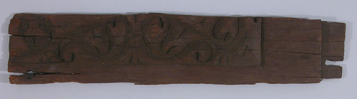Panel, Wood; carved 