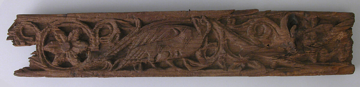 Panel, Wood; carved 