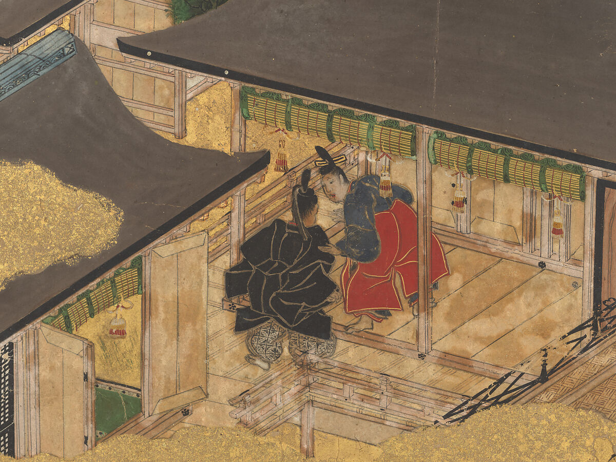 The Rebellions of the Hōgen and Heiji Eras, Pair of six-panel folding screens; ink, color, gold, and gold leaf on paper, Japan