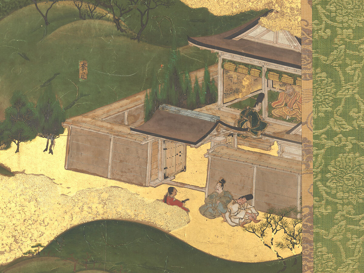 The Rebellions of the Hōgen and Heiji Eras, Pair of six-panel folding screens; ink, color, gold, and gold leaf on paper, Japan