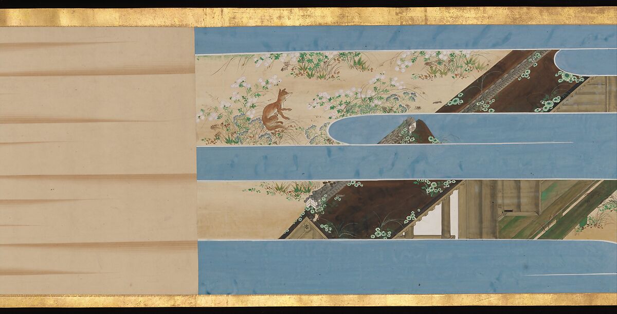 Tale of a Strange Marriage (Konkai Zoshi), Ukita Ikkei (Japanese, 1795–1859), Handscroll; ink and color on paper, Japan