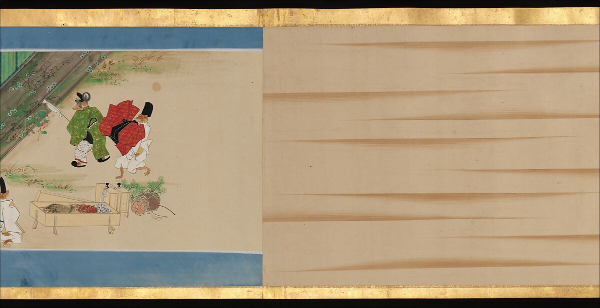 Tale of a Strange Marriage (Konkai Zoshi), Ukita Ikkei (Japanese, 1795–1859), Handscroll; ink and color on paper, Japan