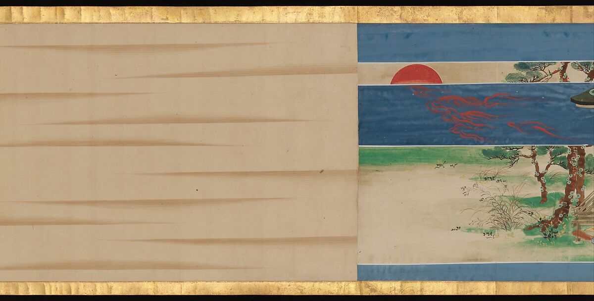 Tale of a Strange Marriage (Konkai Zoshi), Ukita Ikkei (Japanese, 1795–1859), Handscroll; ink and color on paper, Japan