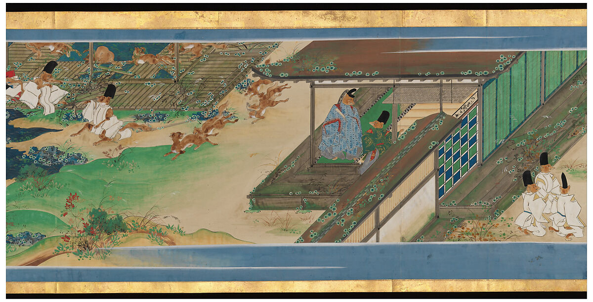 Tale of a Strange Marriage (Konkai Zoshi), Ukita Ikkei (Japanese, 1795–1859), Handscroll; ink and color on paper, Japan 