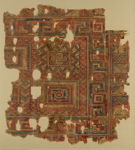 Carpet Fragment with Mosaic Floor Pattern