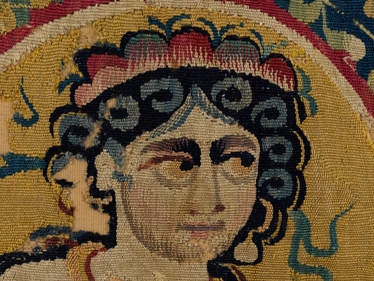 Hanging with Dionysian Figures, Linen, wool; tapestry-woven