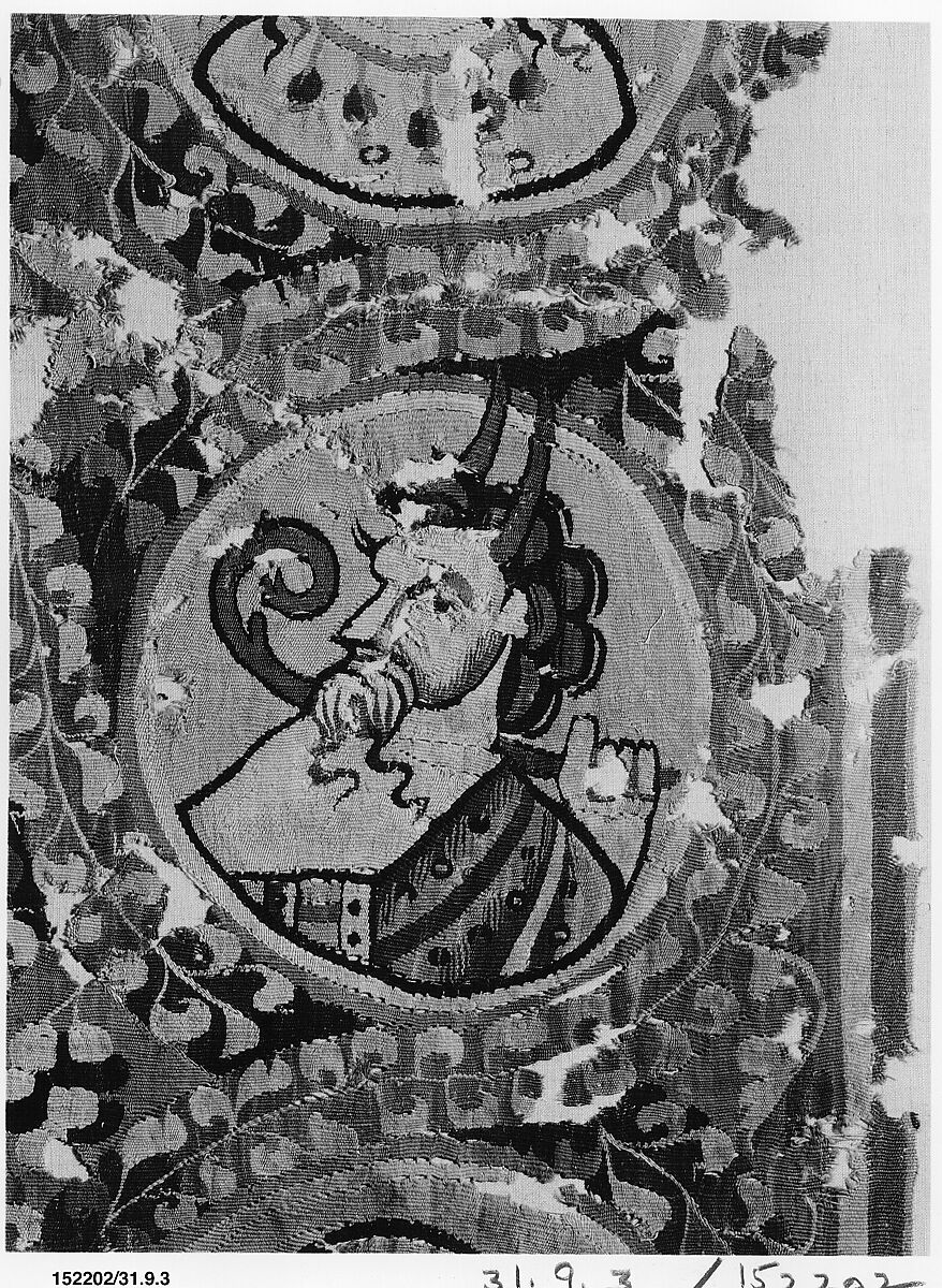 Hanging with Dionysian Figures, Linen, wool; tapestry-woven