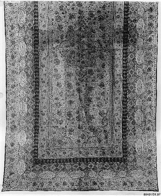 Hanging, Cotton; block-printed