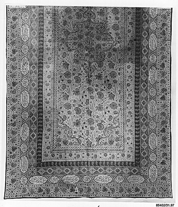 Hanging, Cotton; block-printed