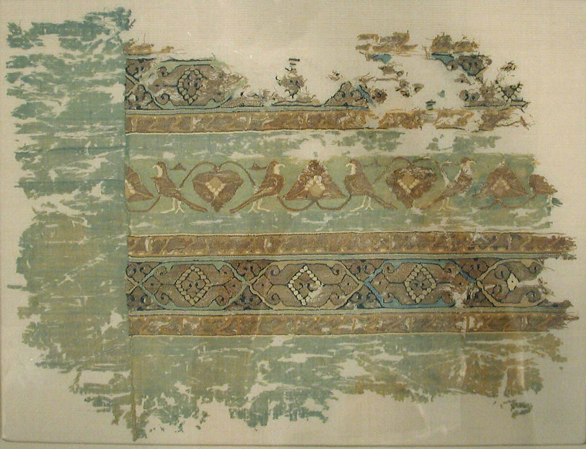 Tiraz Fragment, Silk; tapestry weave
