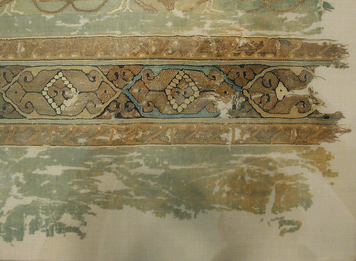 Tiraz Fragment, Silk; tapestry weave