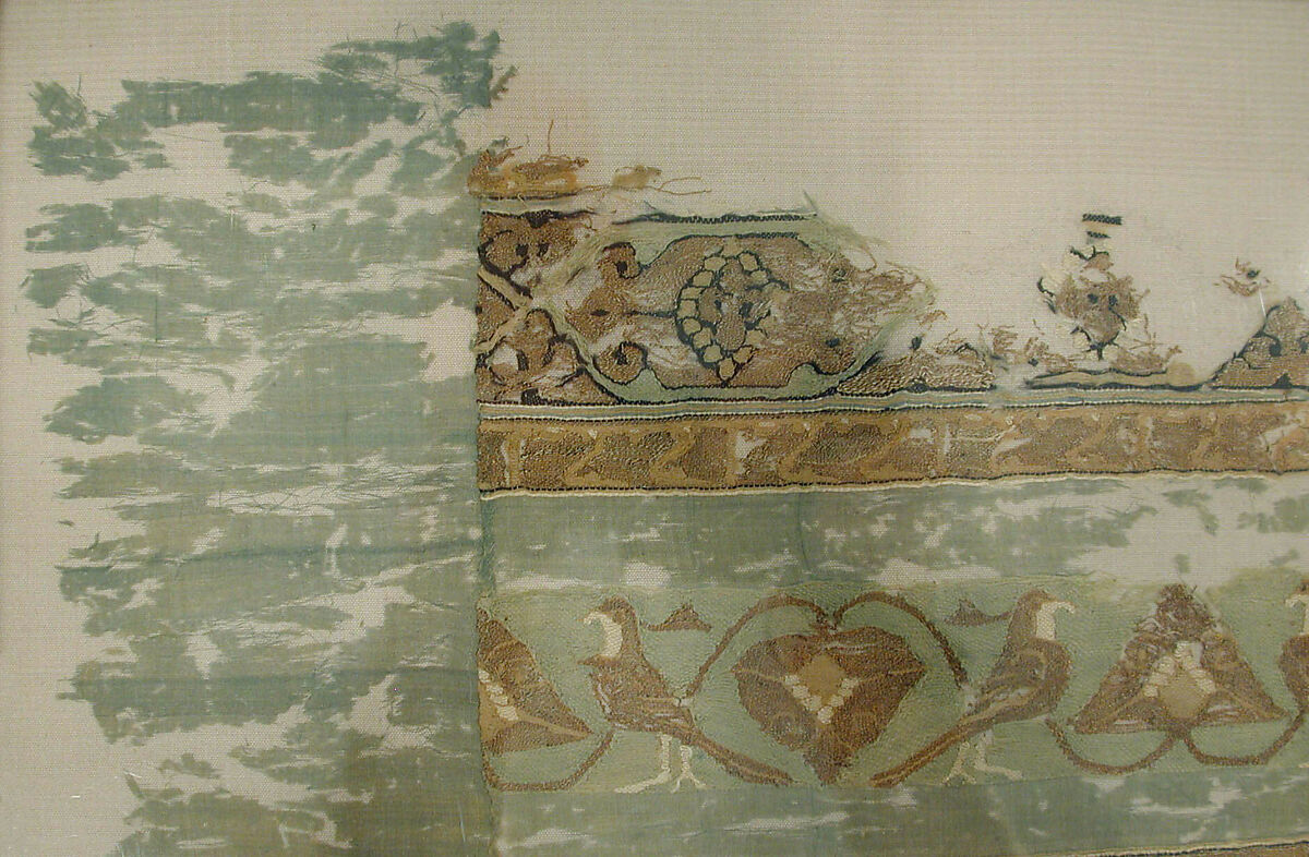 Tiraz Fragment, Silk; tapestry weave