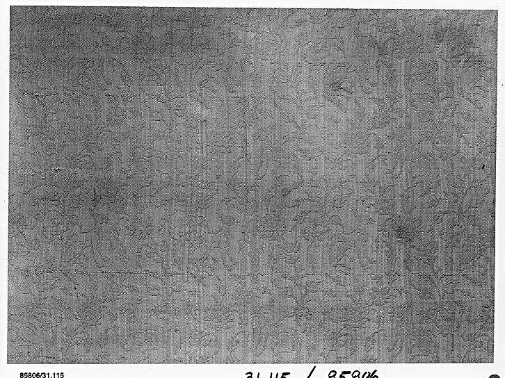 Textile Fragment, Silk; plain weave, double cloth