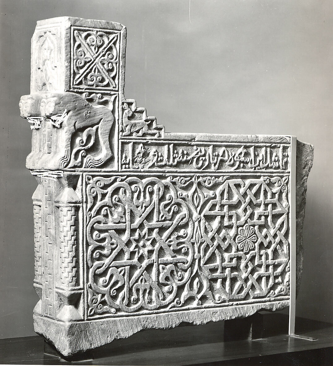 End of Balustrade, Limestone; carved