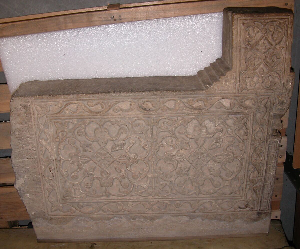 End of Balustrade, Limestone; carved 