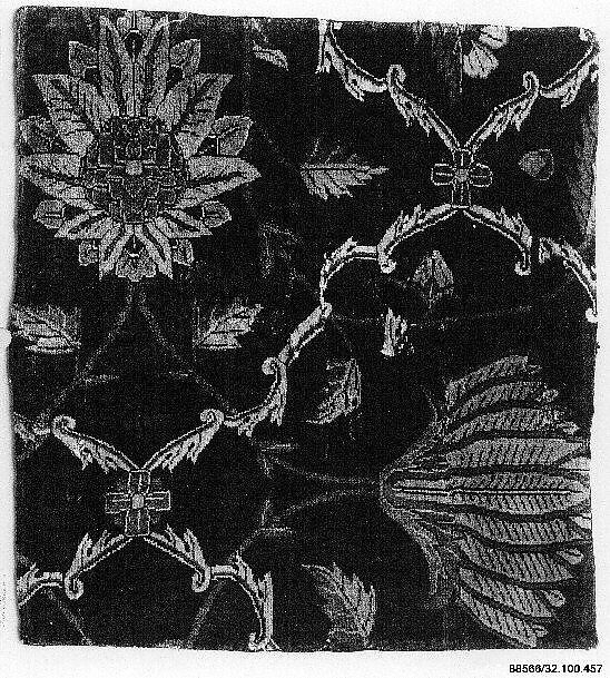 Carpet Fragment, Silk (warp and weft), pashmina wool (pile); asymmetrically knotted pile