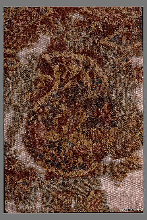 Textile Fragment, Silk; compound weave