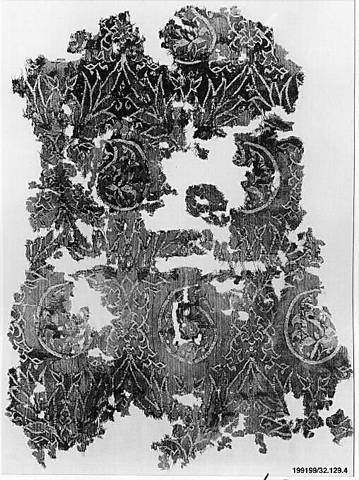 Textile Fragment, Silk; compound weave