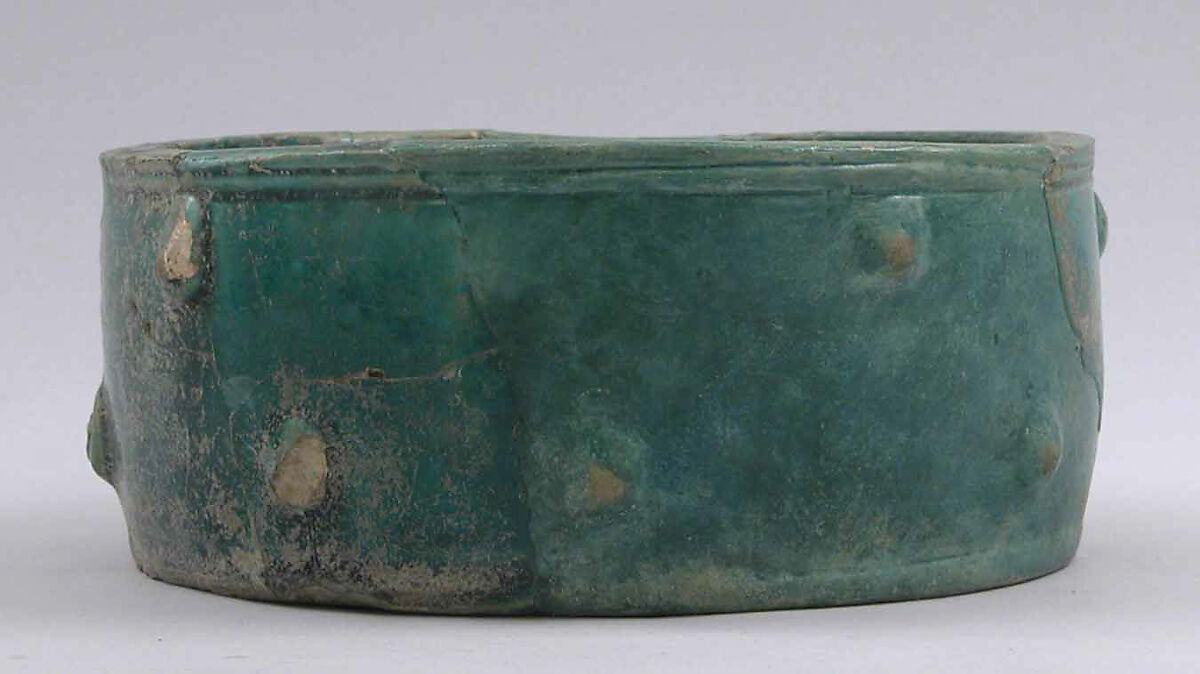 Dish, Earthenware; glazed