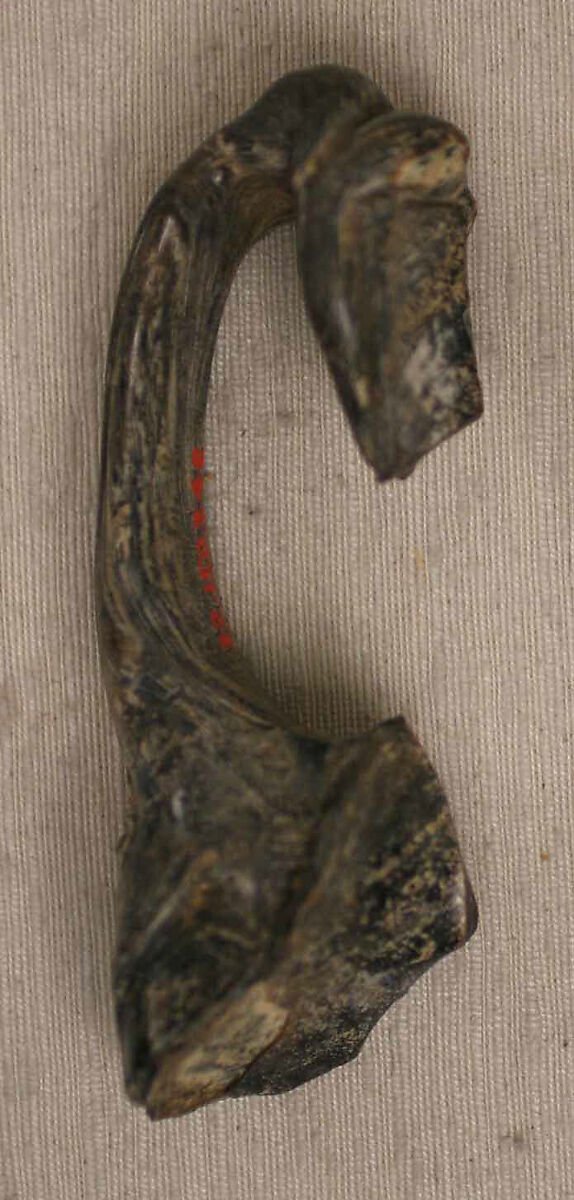 Handle, Glass; tooled