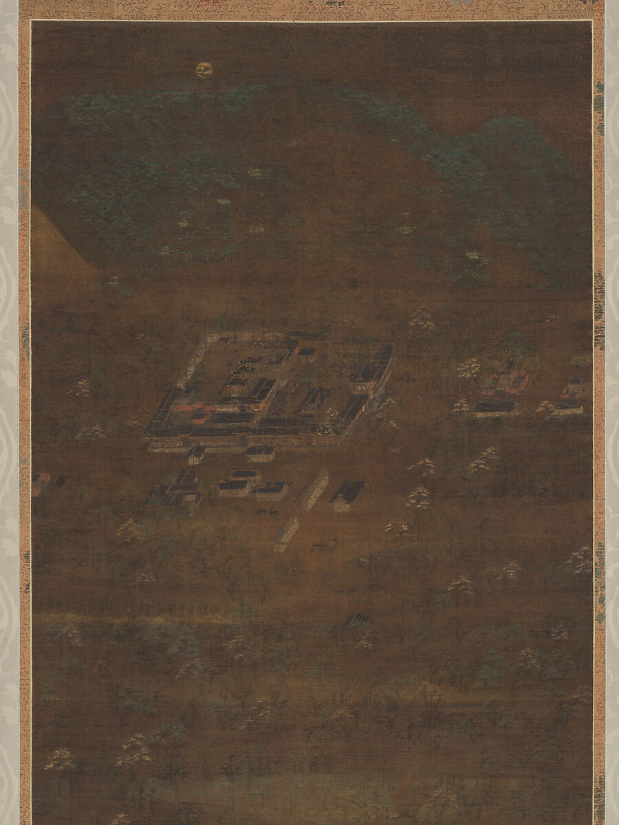 Kasuga Mandala, Hanging scroll; ink, color, and gold on silk, Japan