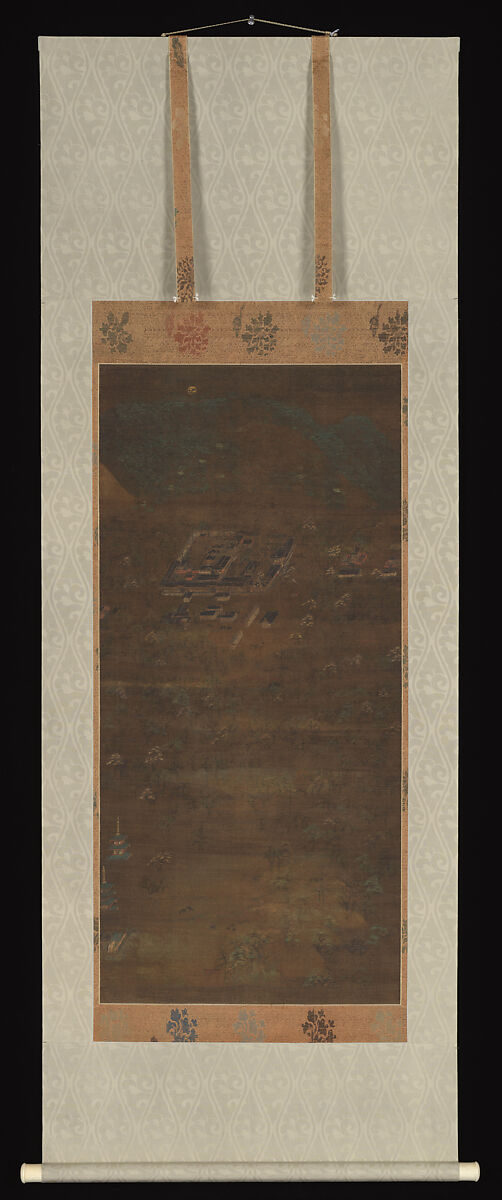 Kasuga Mandala, Hanging scroll; ink, color, and gold on silk, Japan