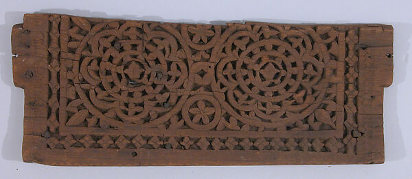 Panel, Wood; carved 