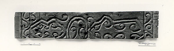 Panel, Wood; carved