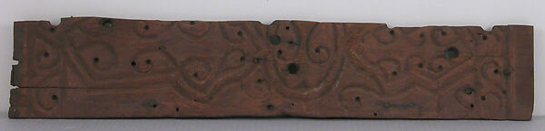 Panel, Wood; carved