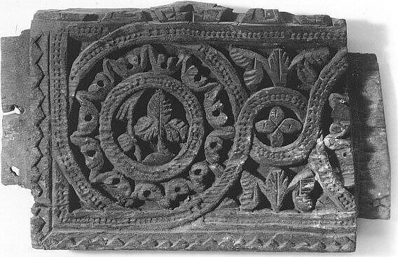 Panel, Wood; carved 