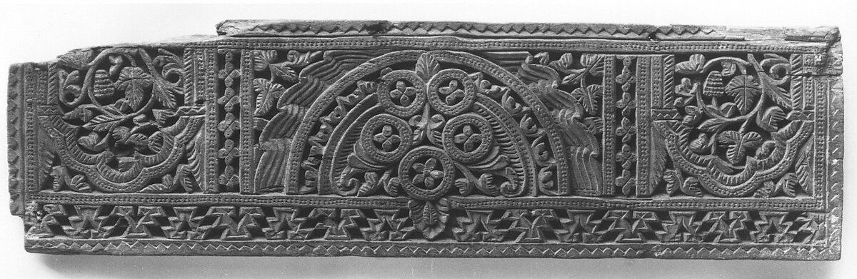 Carved Wood Panel, Wood; carved